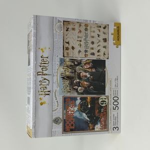 Aquarius Harry Potter 3 500 Piece Puzzle NEW